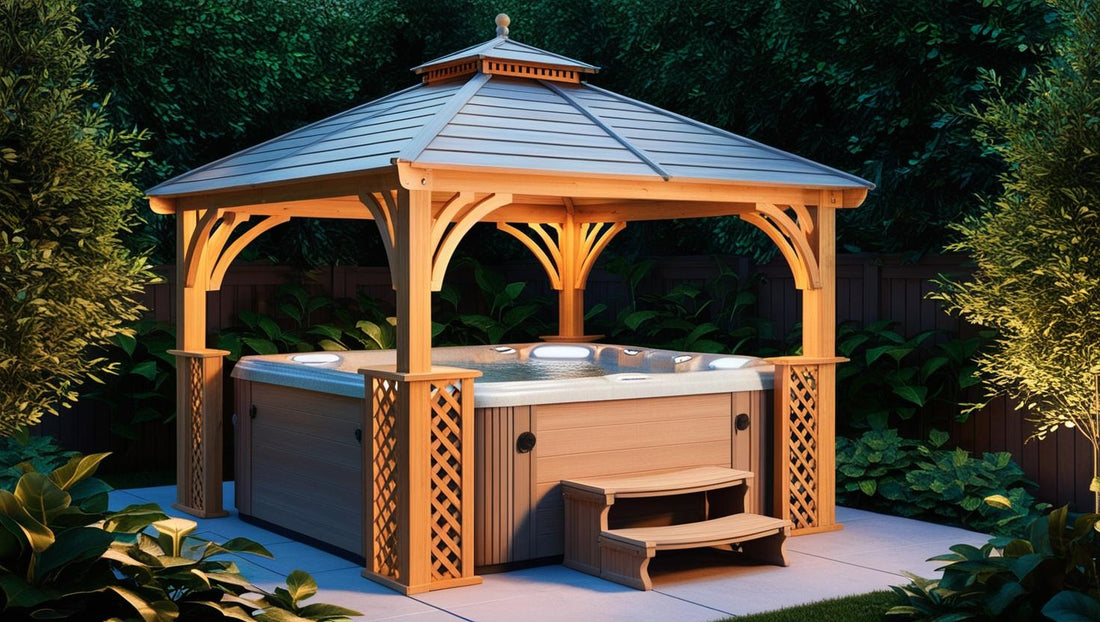 DIY Gazebo for your Hot Tub