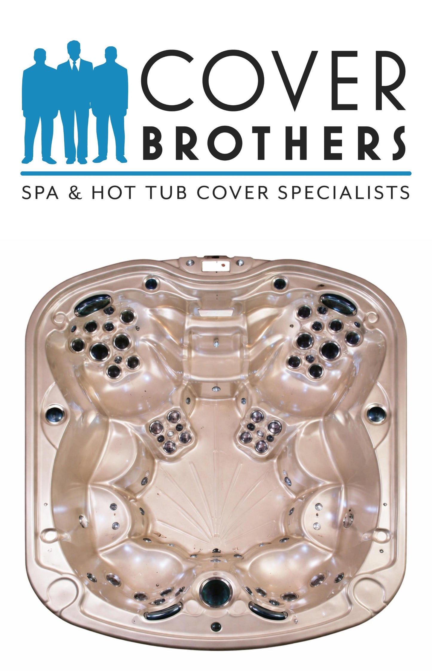 Arctic Spa Chieftain custom spa replacement covers for hot tub. Quality lid from The Cover Brothers.