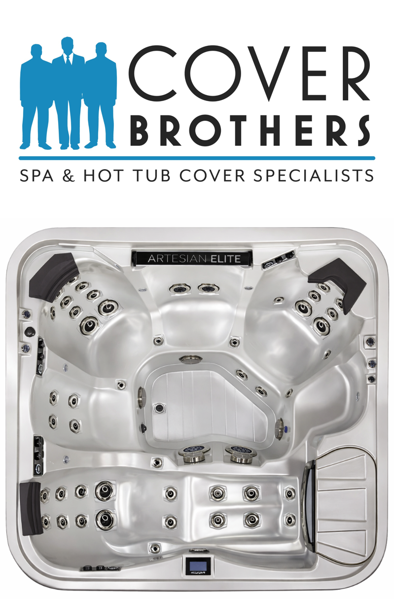 Artesian Elite Eagle Crest custom hot tub replacement covers for spa. Quality lid from The Cover Brothers.