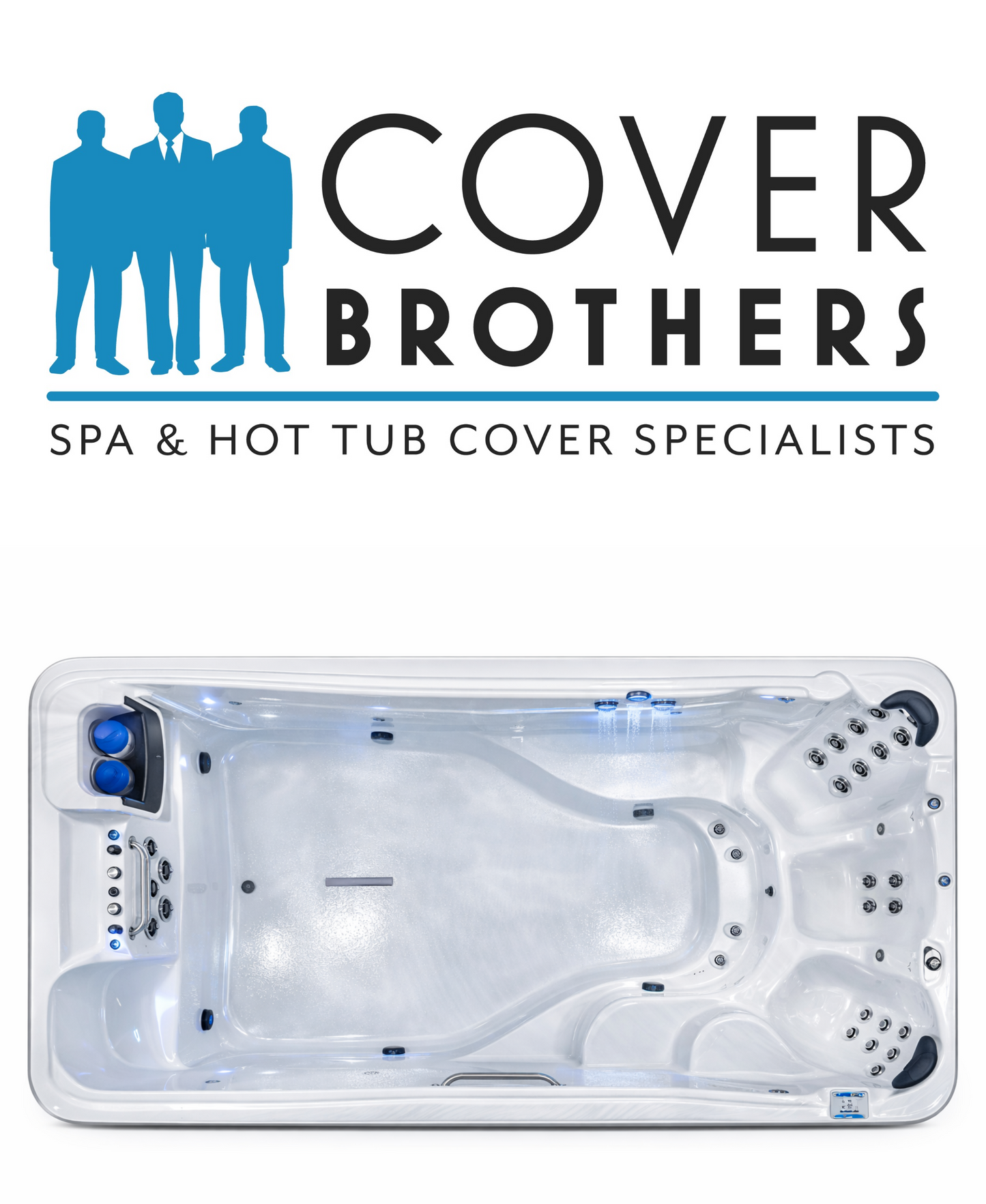 Artesian Spas TidalFit Premium EP-14 custom hot tub replacement covers for spas. Quality lid from The Cover Brothers.