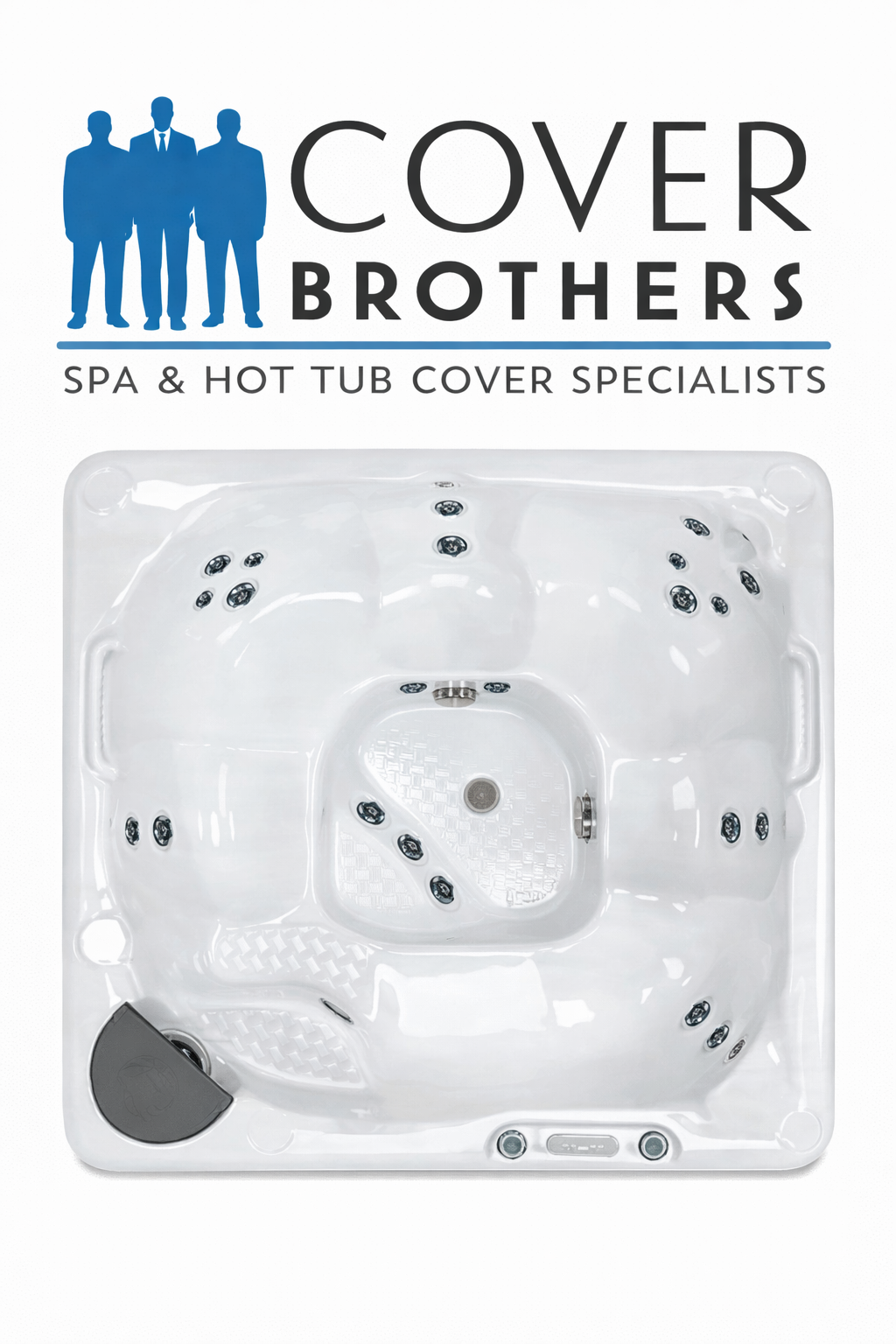 Beachcomber 360 custom hot tub replacement covers for spas. Quality lid from The Cover Brothers.
