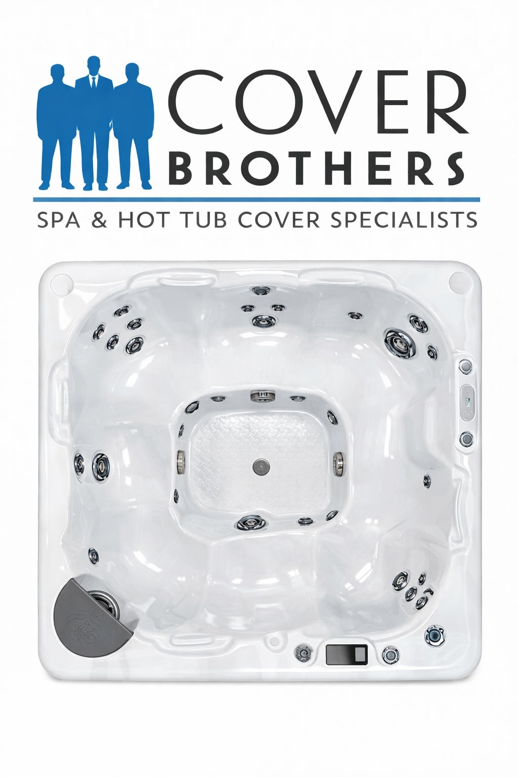 Beachcomber 530 custom hot tub replacement covers for spas. Quality lid from The Cover Brothers.