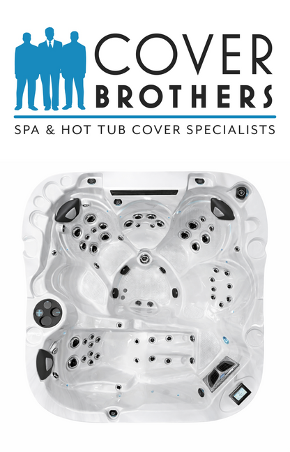 Coast Spa Element L Curve custom hot tub replacement covers for hot tub. Quality lid from The Cover Brothers.