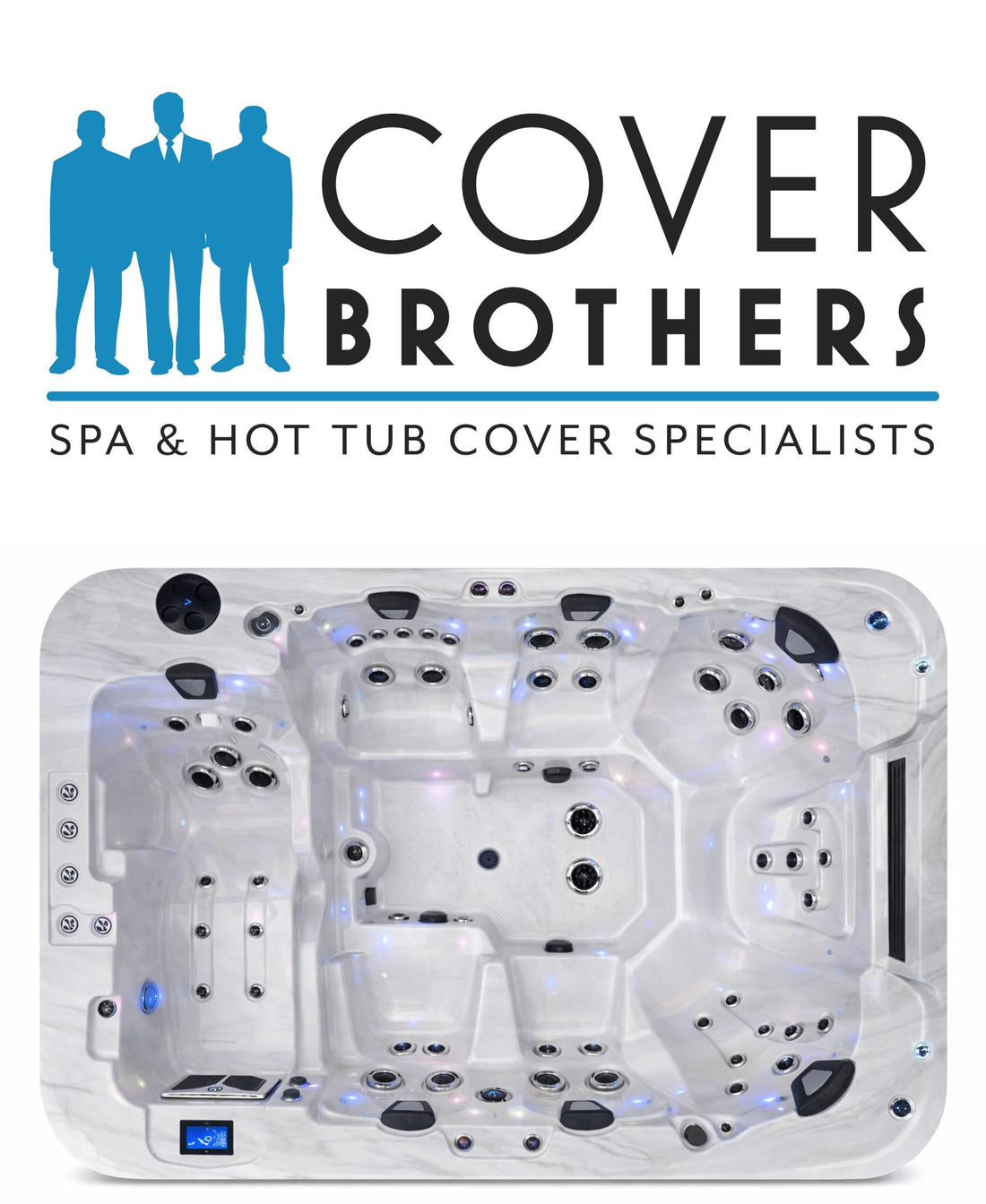 Coast Spa Mirage custom spa replacement covers for hot tub. Quality lid from The Cover Brothers.