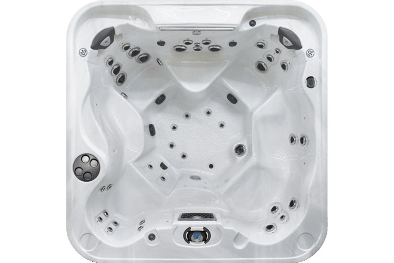 Coast Spa Radiance Curve custom spa replacement covers for hot tub. Quality lid from The Cover Brothers.