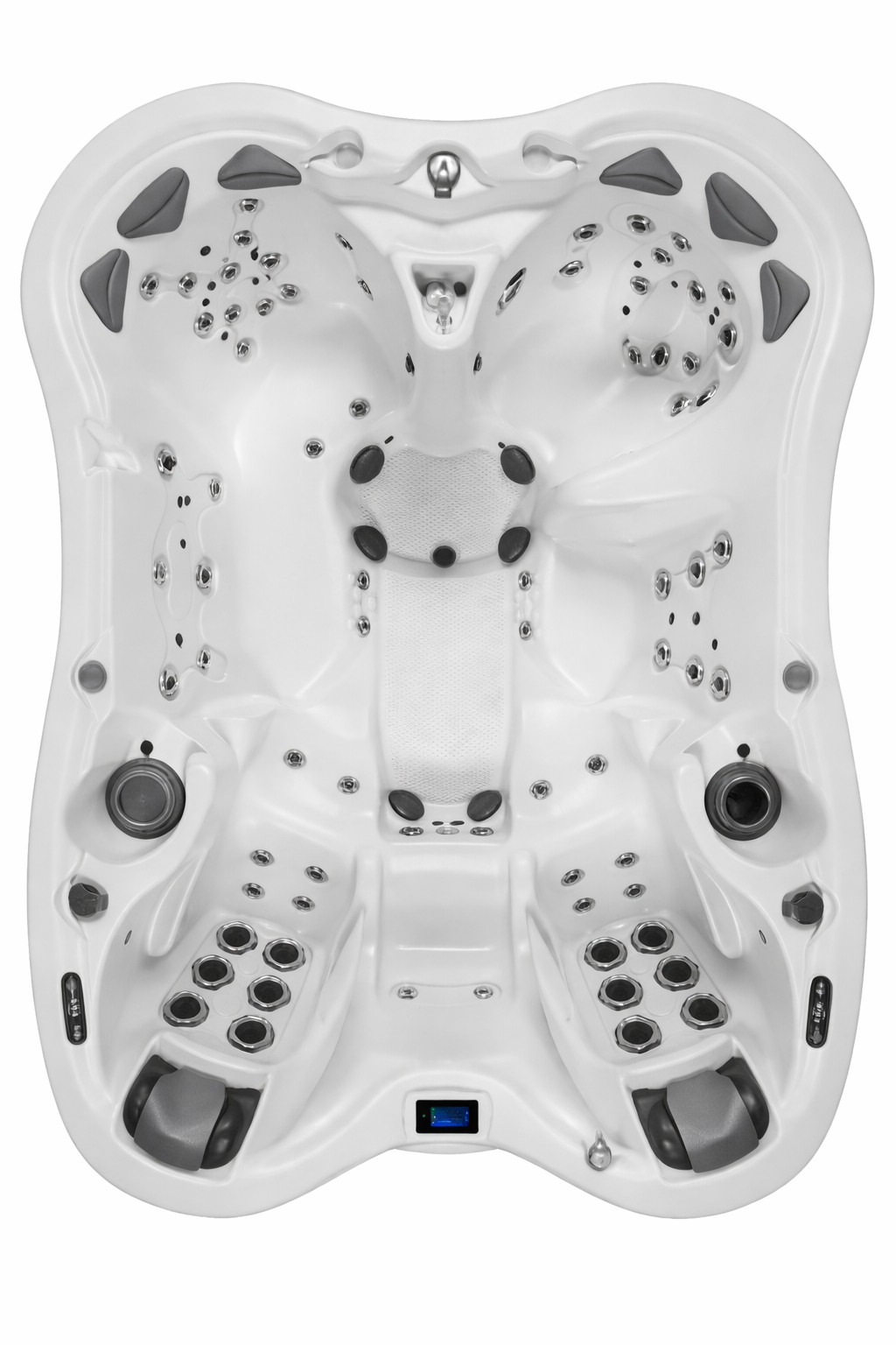 Dimension One Sarena Bay custom spa replacement covers for hot tub. Quality lid from The Cover Brothers.