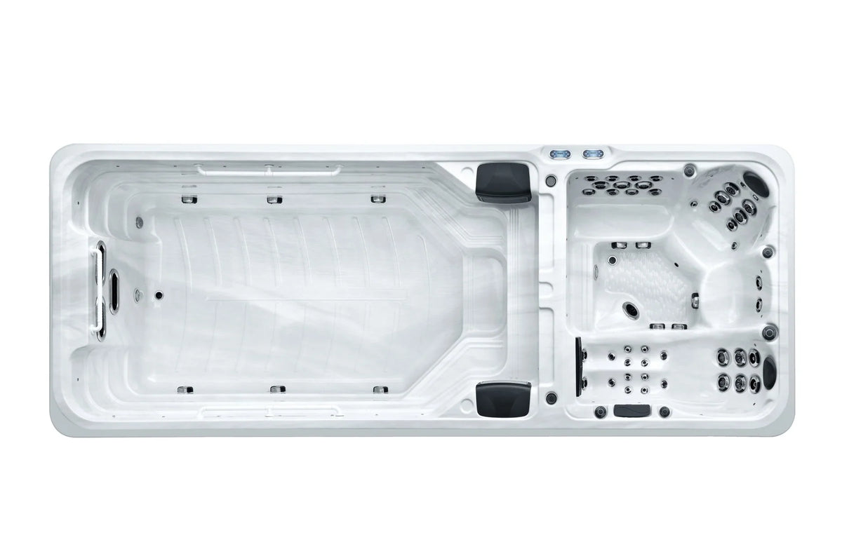 Dominion DZ19 custom hot tub replacement covers for swim spa. 232" x 89"