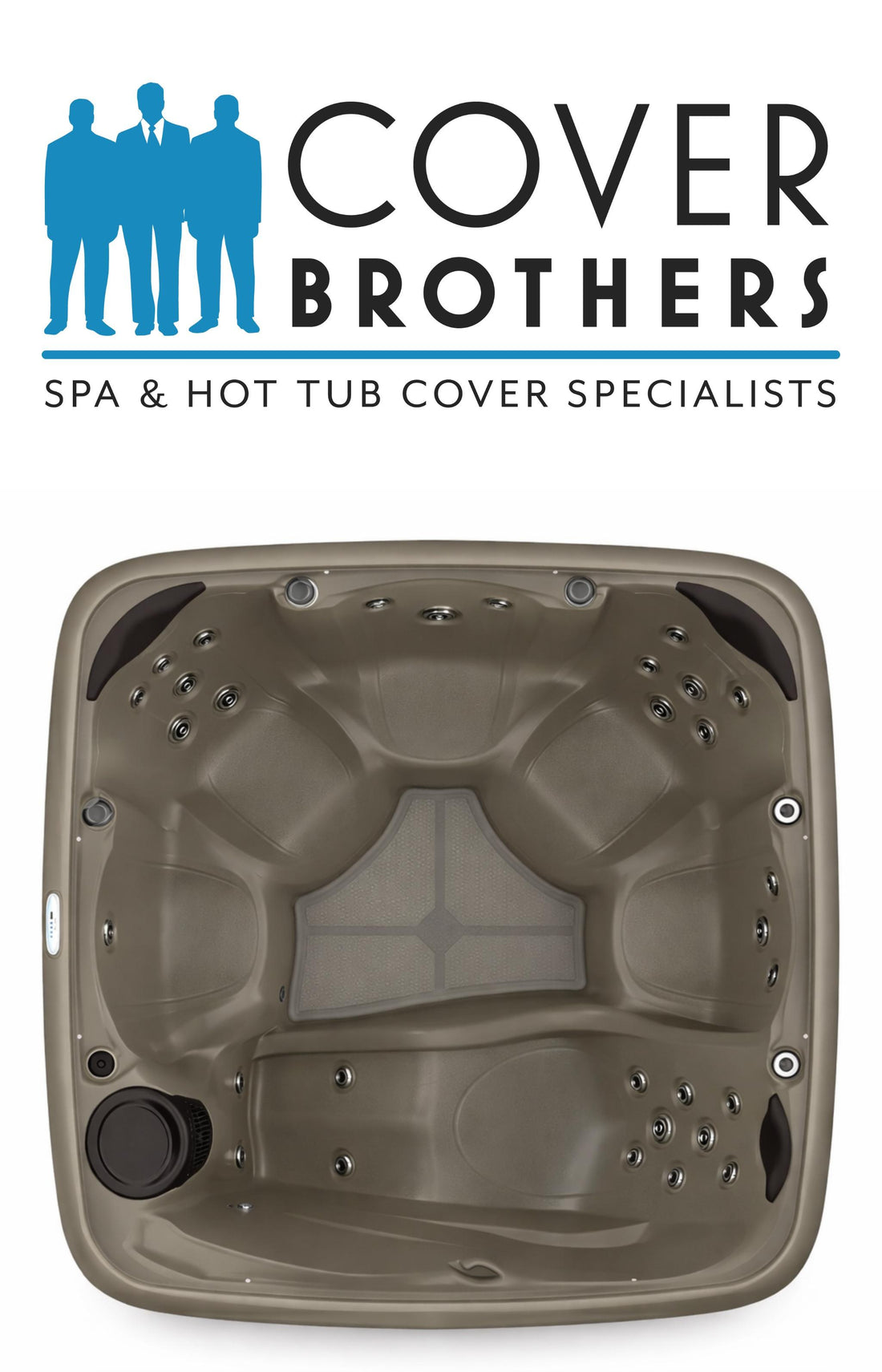 Dream Maker Crossover 730 custom spa replacement covers for hot tub. Quality lid from The Cover Brothers.