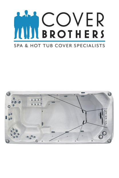 Dynasty Aquex 16 custom hot tub replacement covers for spas. Quality lid from The Cover Brothers.