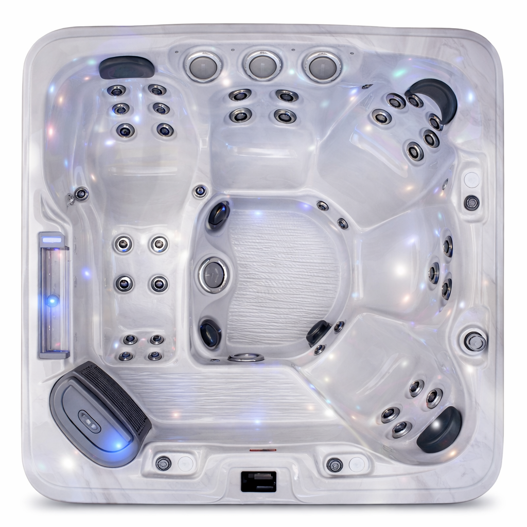 Dynasty Brava 82 custom spa replacement covers for hot tub. Quality lid from The Cover Brothers.