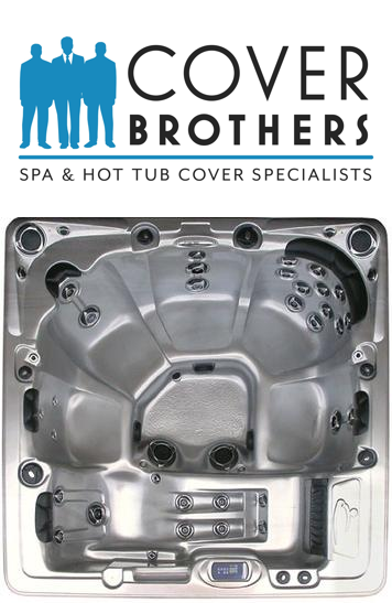 Dynasty Caspian custom hot tub replacement covers for hot tub. Quality lid from The Cover Brothers.