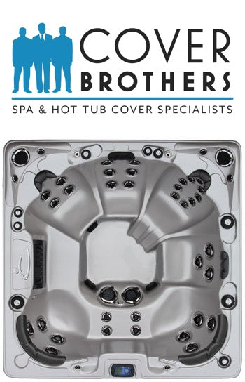 Dynasty Trident custom hot tub replacement covers for hot tub. Quality lid from The Cover Brothers.