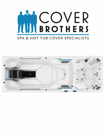 Endless E2000 custom hot tub replacement covers for swim spa 240" x 89"