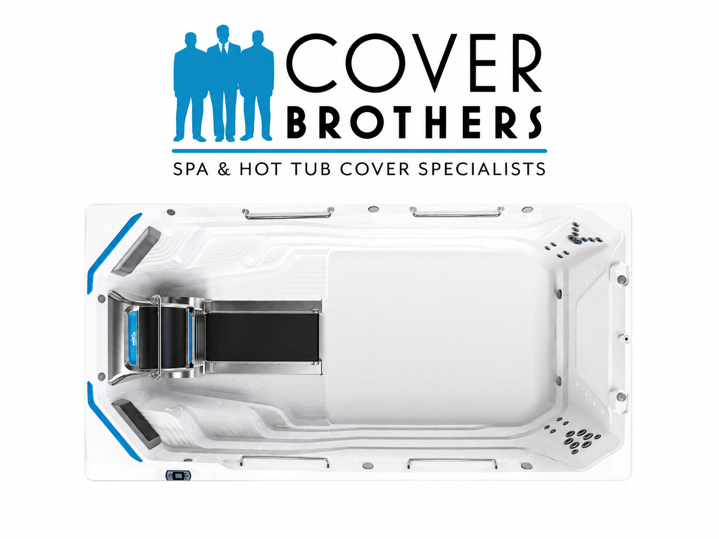 Endless E550 custom hot tub replacement covers for swim spa 180" x 94"