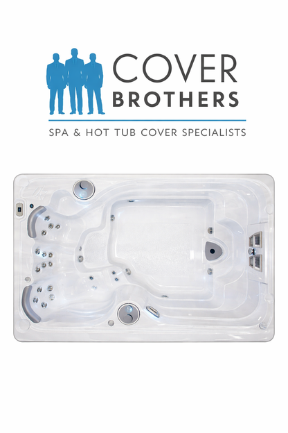 Hydropool 12FX custom hot tub replacement covers for hot tub. Quality lid from The Cover Brothers.