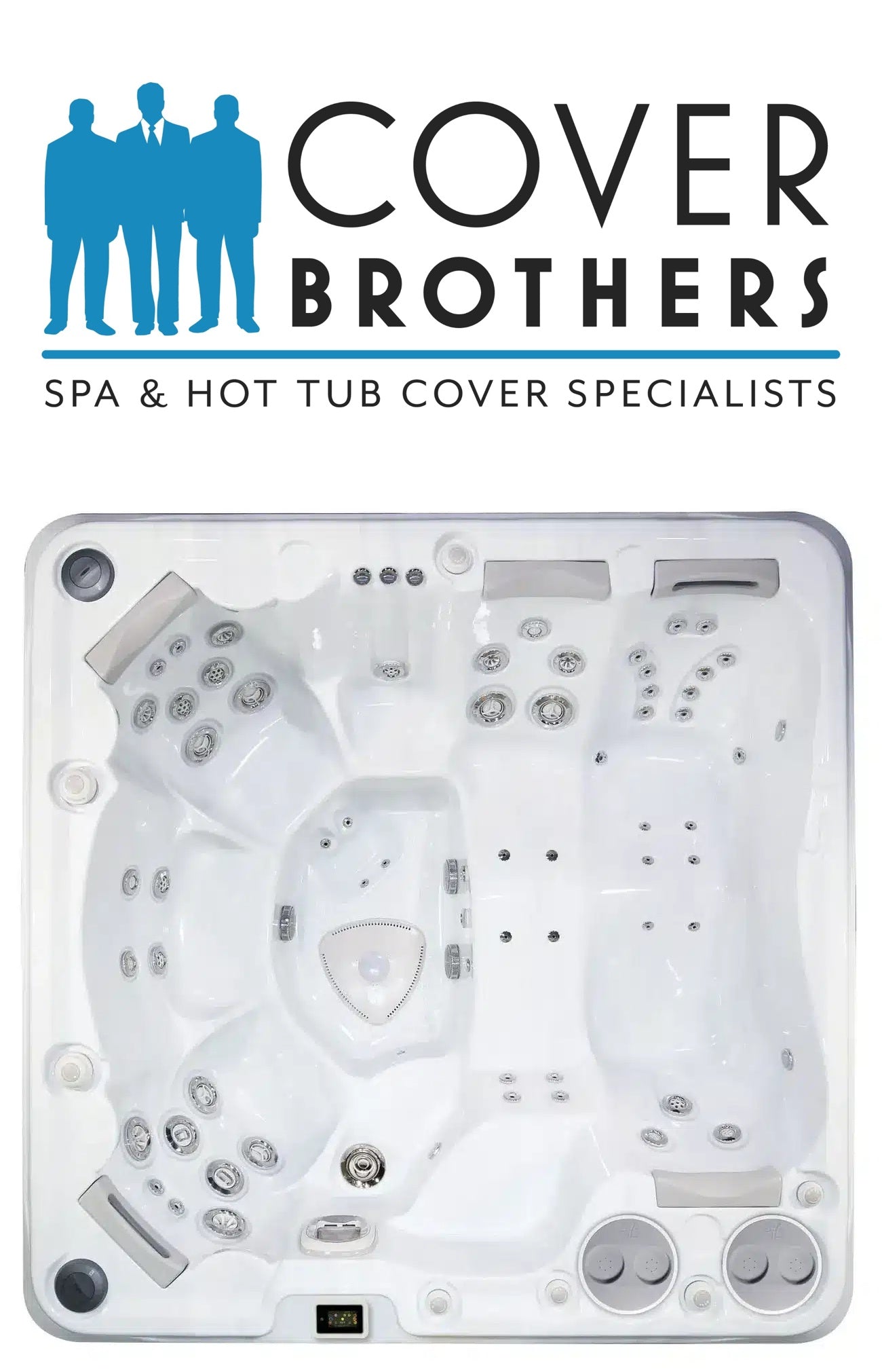 Hydropool 790 custom hot tub replacement covers for spas. Quality lid from The Cover Brothers.