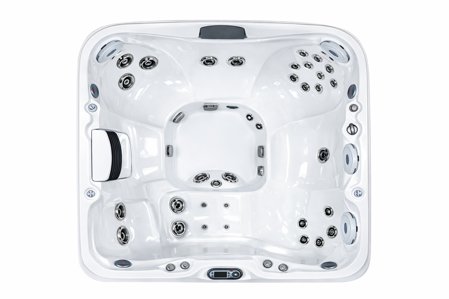 Jacuzzi J-460 custom hot tub replacement covers for hot tub. Quality lid from The Cover Brothers.