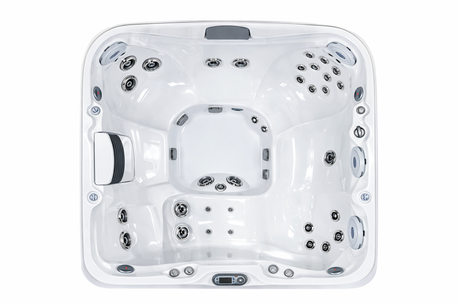 Jacuzzi J-465 custom spa replacement covers for hot tub. Quality lid from The Cover Brothers.
