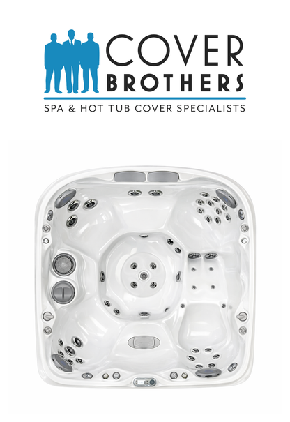 Jacuzzi J-480 custom spa replacement covers for hot tub. Quality lid from The Cover Brothers.