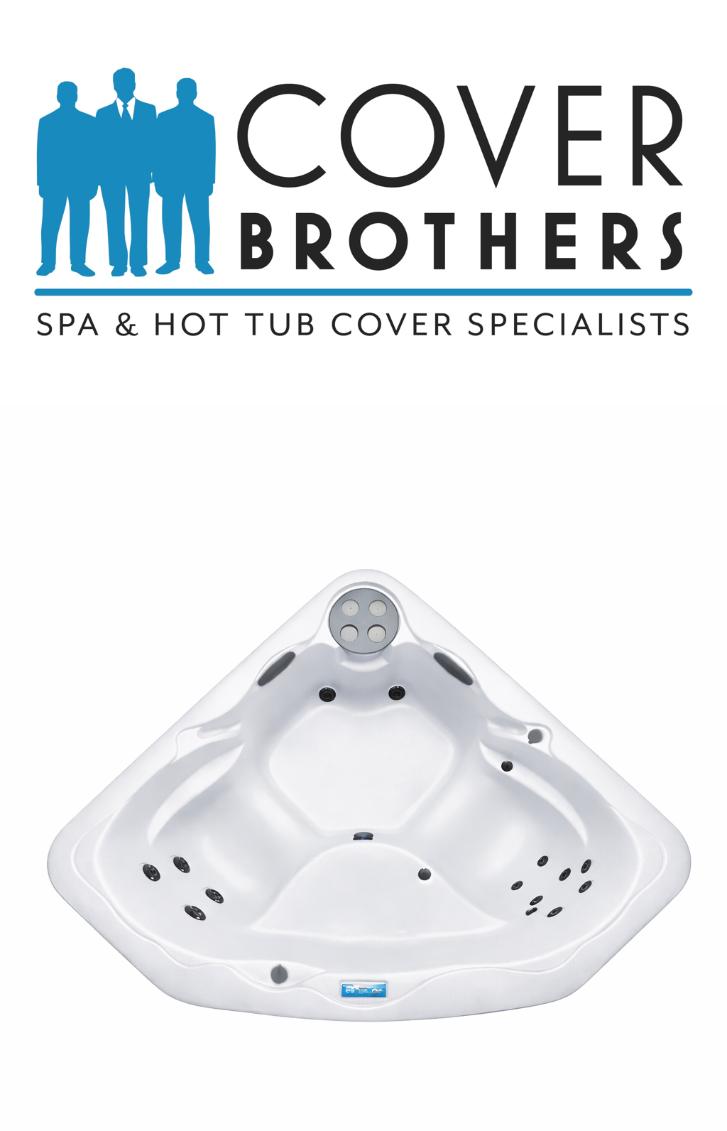 Lifesmart LS300 custom spa replacement covers for hot tub. Quality lid from The Cover Brothers.