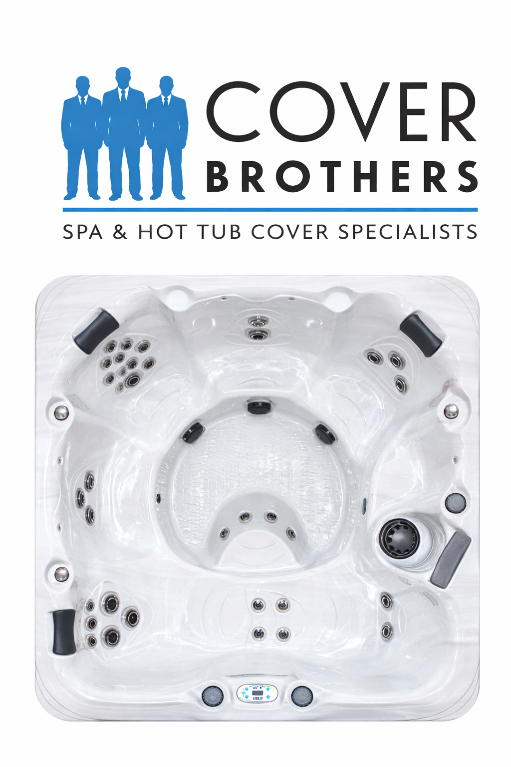 Master spas Balance 7 cover replacement by The Cover Brothers – premium custom hot tub lid with quality build and materials
