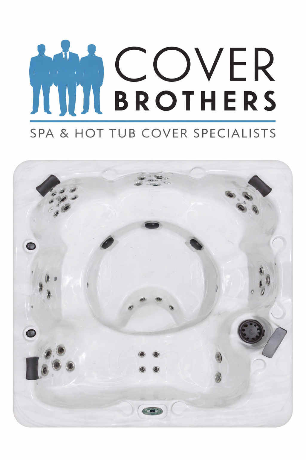 Master spas Balance 8 cover replacement by The Cover Brothers – premium custom hot tub lid with quality build and materials
