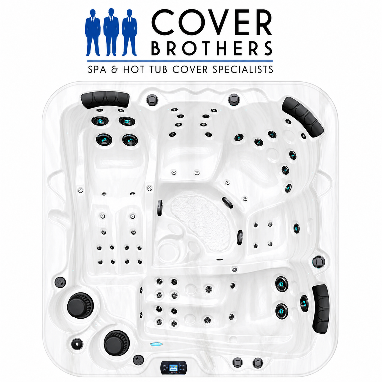 Replacement cover for Be Well O552C Hot Tub 78" × 78"