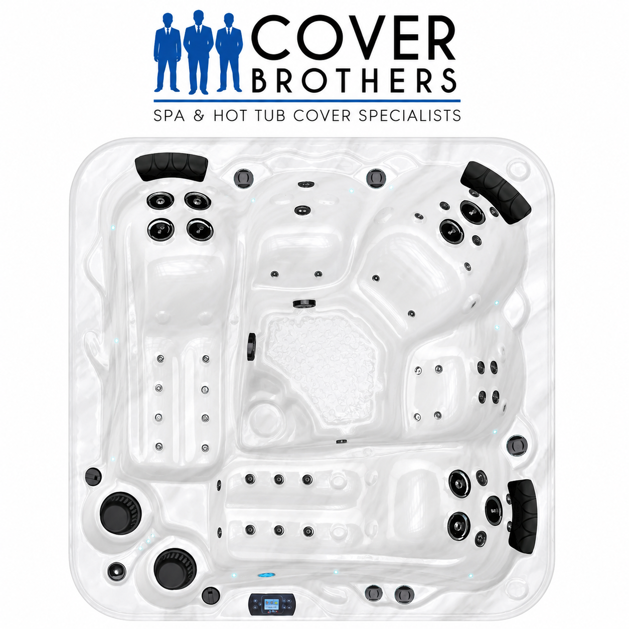 Replacement cover for Be Well O547 Hot Tub 87" × 87"