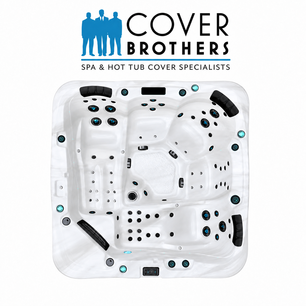 Replacement cover for Be Well P682 Hot Tub 87" × 87"