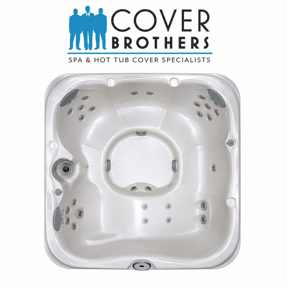 Replacement cover for Jacuzzi J-230 hot tub 84" x 84"