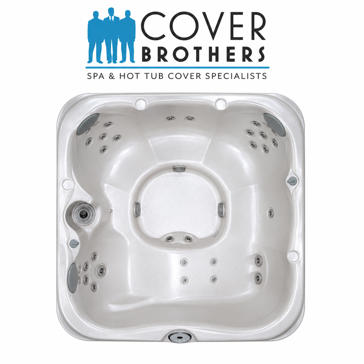 Replacement cover for Jacuzzi J-230 hot tub 84" x 84"