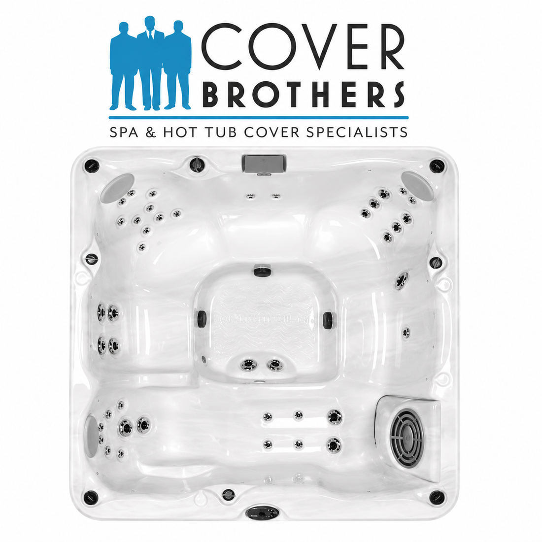 Replacement cover for Jacuzzi J-270 hot tub 91" x 91"