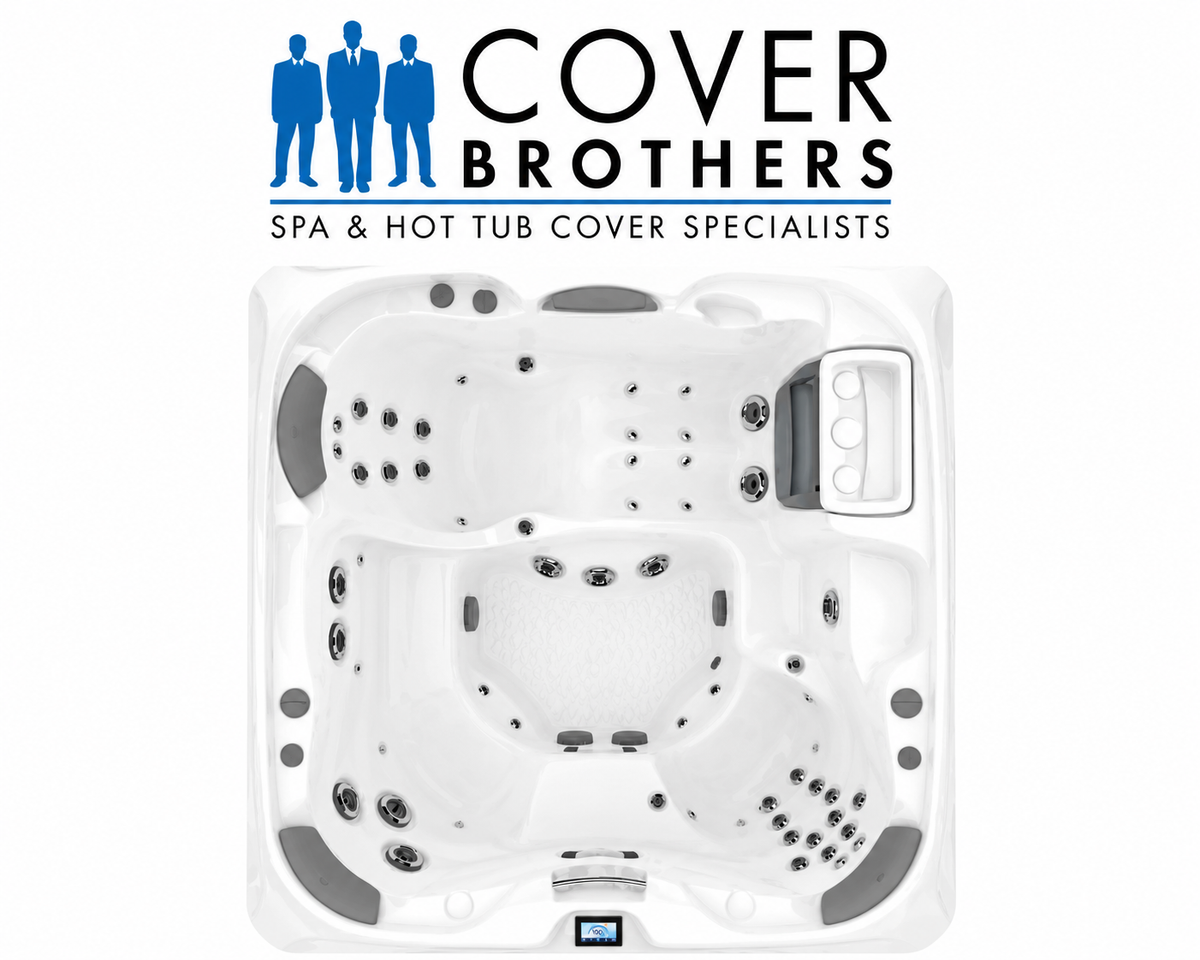Replacement cover for a Sundance Cameo 89" x 89" hot tub lid