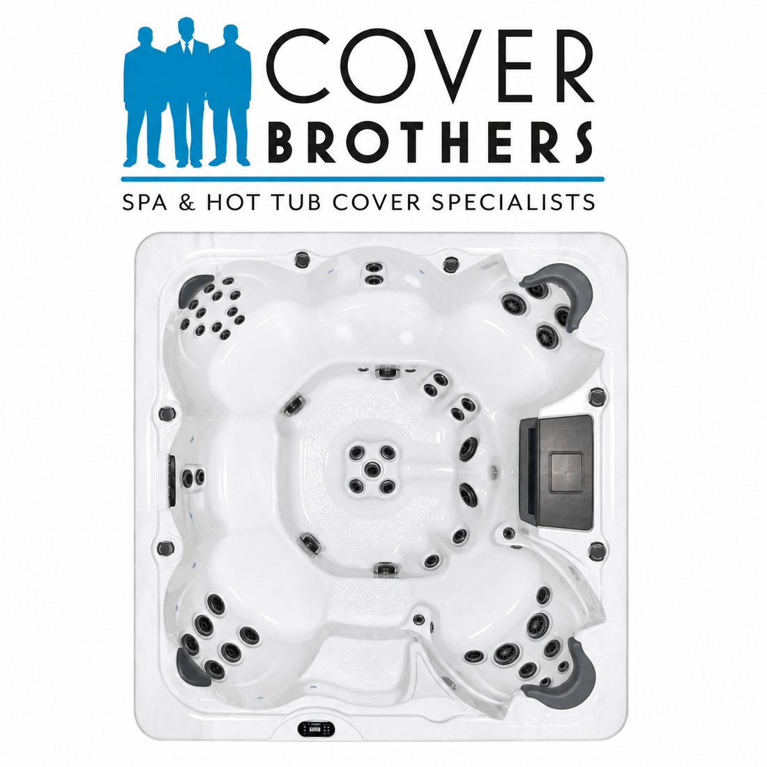 Replacement cover for a Sunrise 980S hot tub 94" x 90"