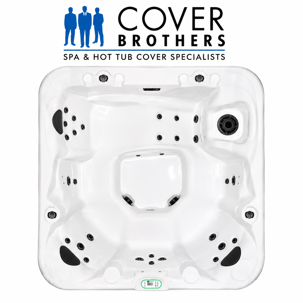 Replacement cover for a Sunrise F61L hot tub 79.5" x 79.5"