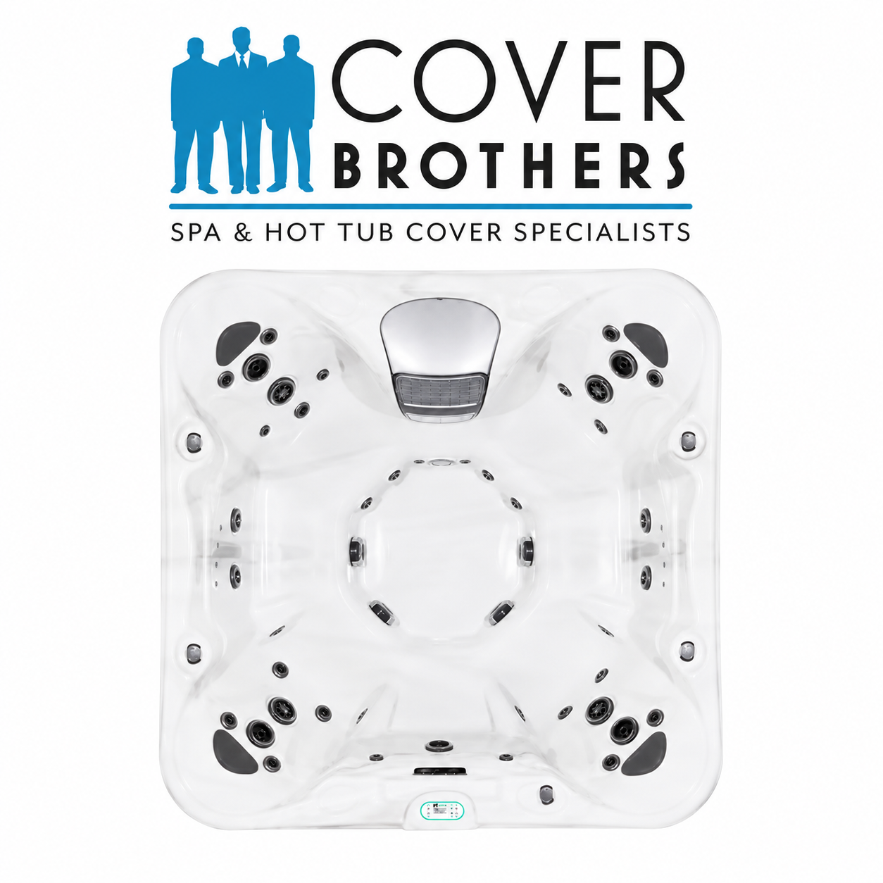 Replacement cover for a Sunrise F72S hot tub 86" x 86"
