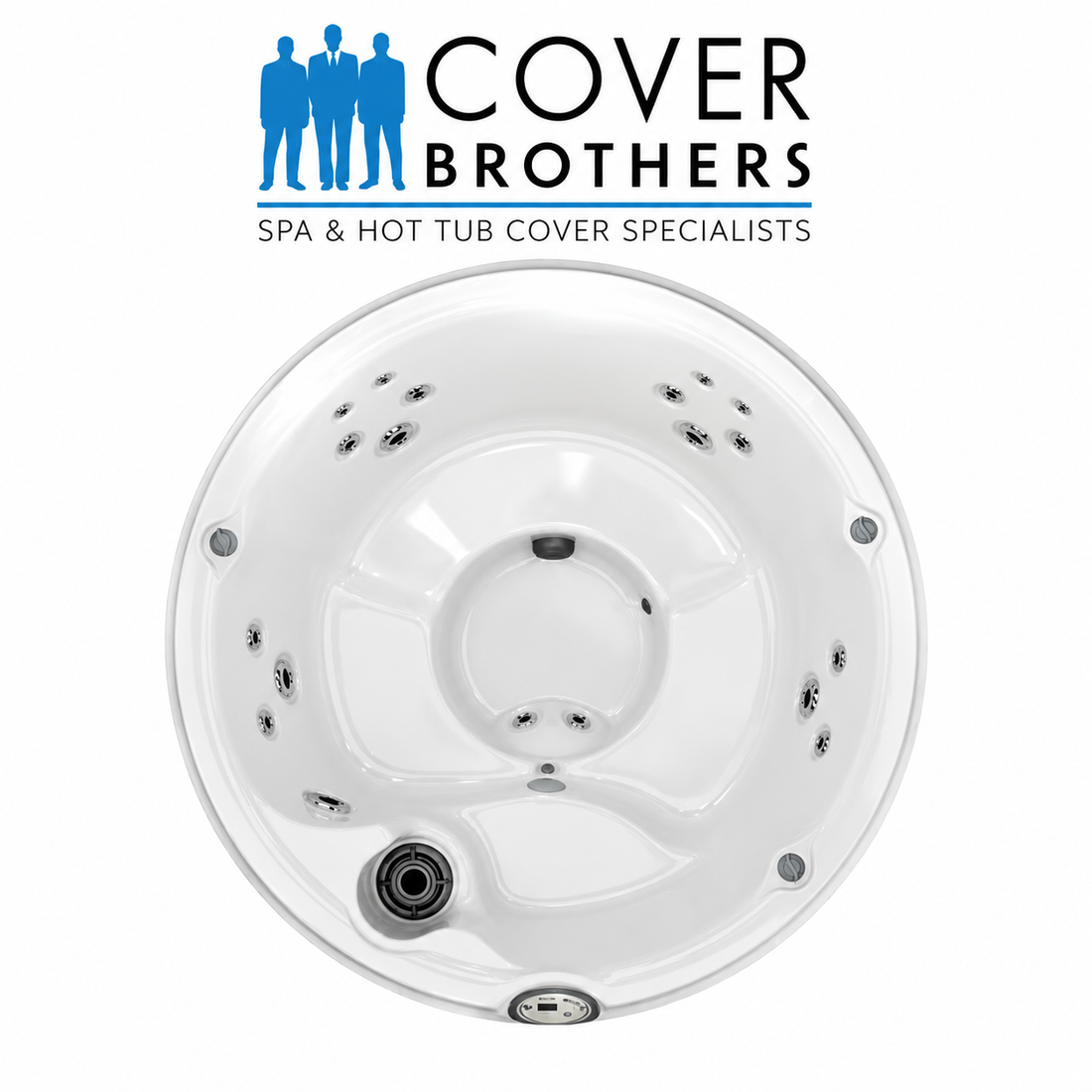 Replacement hot tub cover for Jacuzzi J-210 spa 79" Round