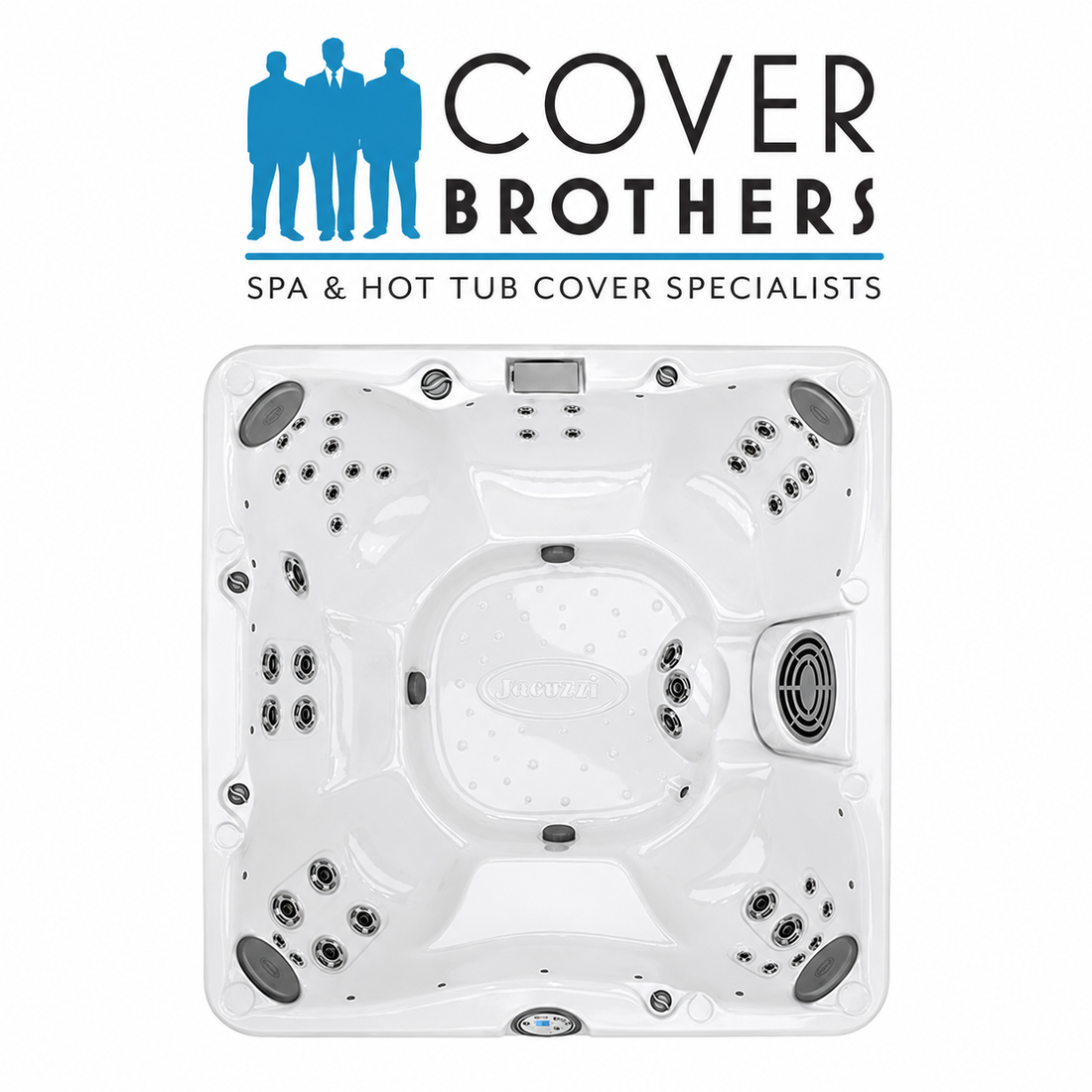 Replacement cover for Jacuzzi J-280 hot tub 91" x 91"