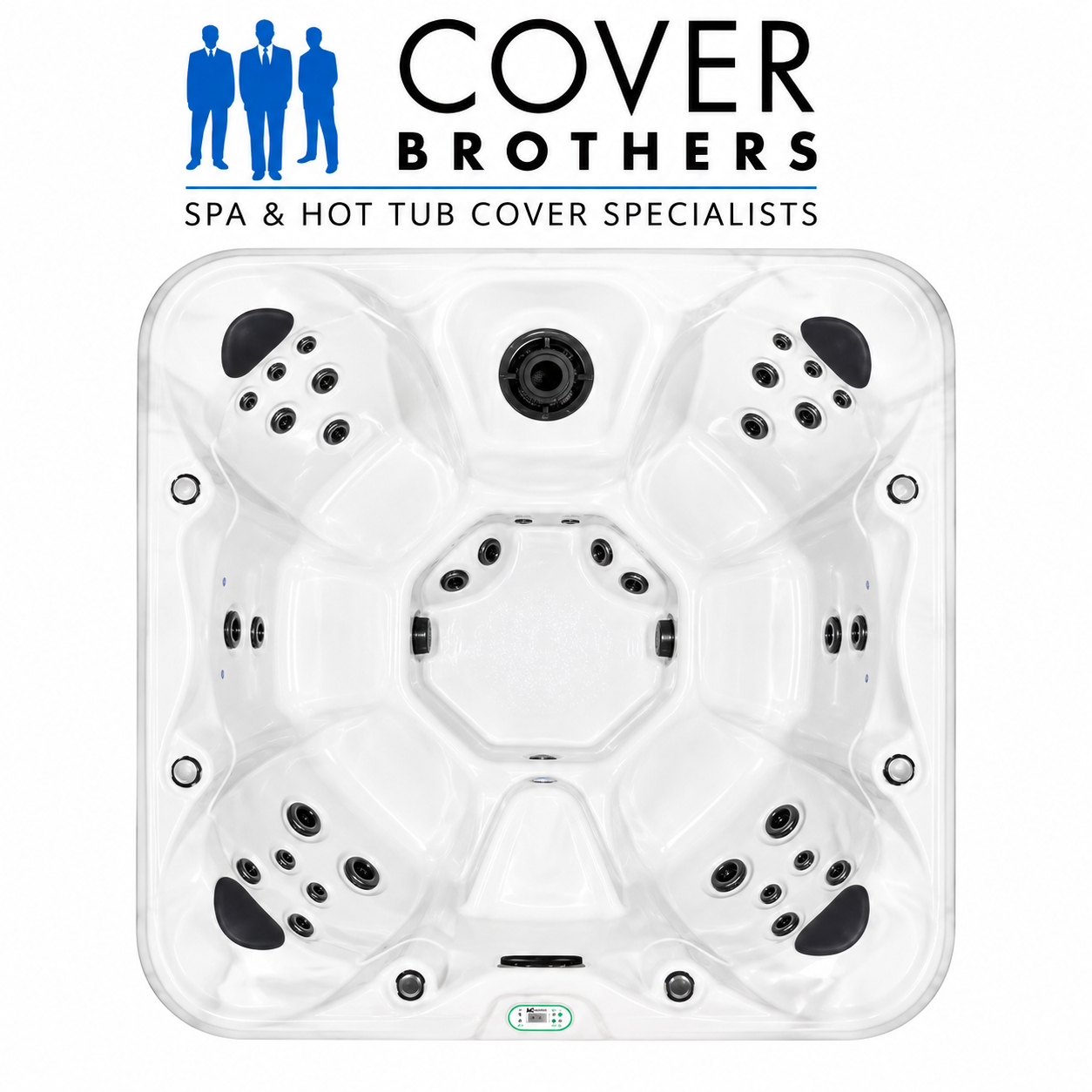 Replacement cover for a Sunrise F61S hot tub 79.5" x 79.5"