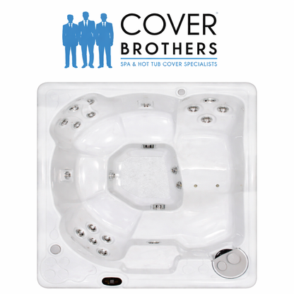 Hydropool serenity 5 cover replacement by The Cover Brothers – premium custom hot tub lid with quality build and materials