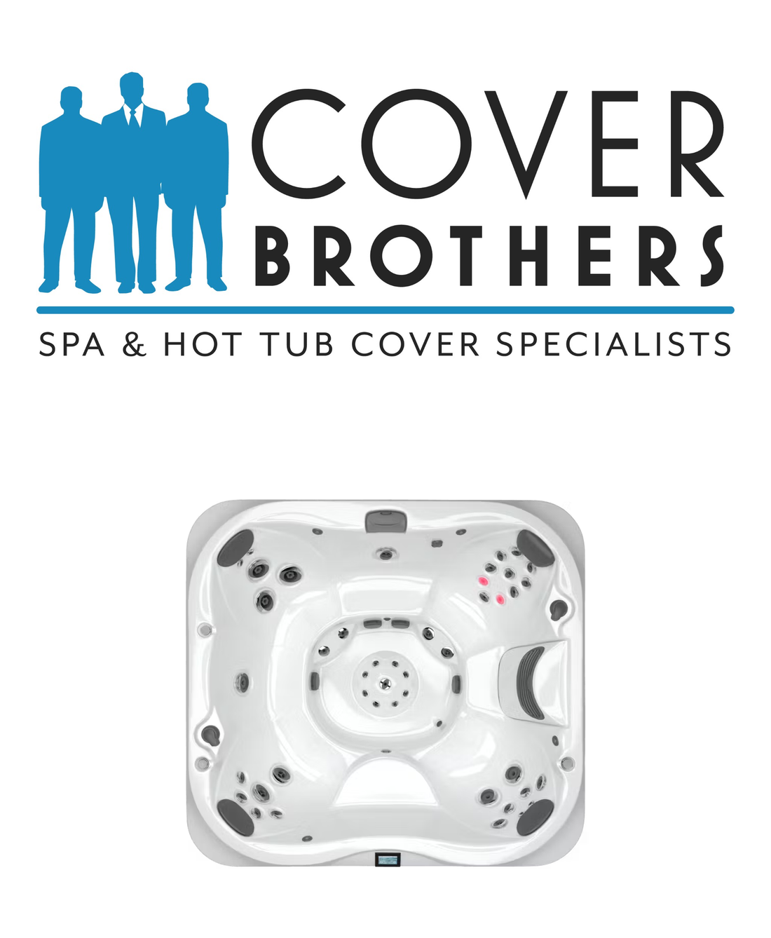 Jacuzzi j-365 spa custom hot tub replacement covers for spas. Quality lid from The Cover Brothers.